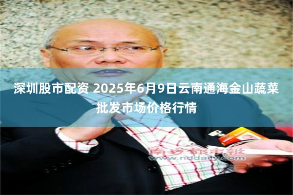 深圳股市配资 2025年6月9日云南通海金山蔬菜批发市场价格行情